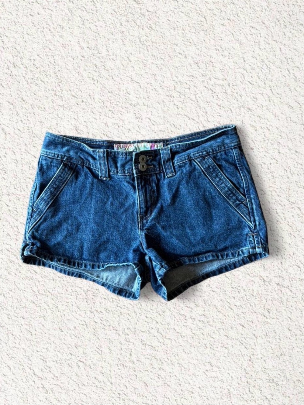 Smart Set Women's Dark Blue Denim Short Shorts